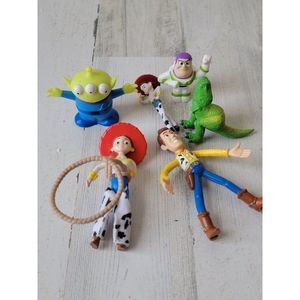Toy Story Woody Buzz Lightyear playset Rex alien toy figure cowboy